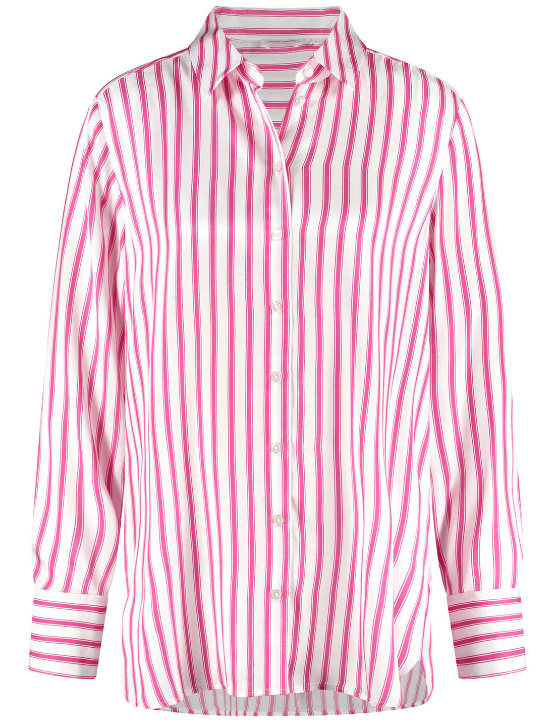Gerry Weber_Striped Shirt Blouse with a Satin Finish_560075-31413_3028_01