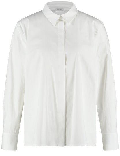 Gerry Weber_White Button Down Shirt Blouse_560103-31447_99600_01