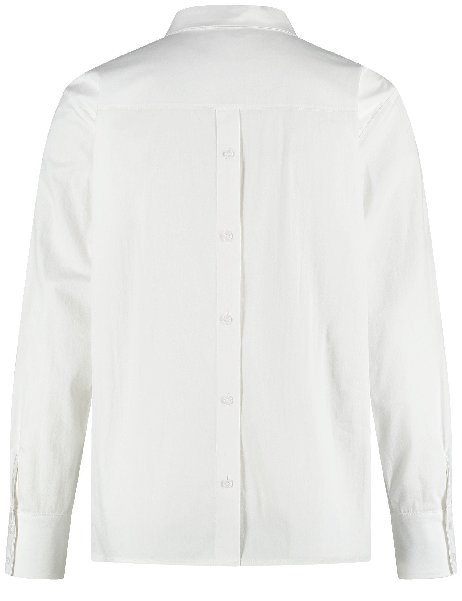 Gerry Weber_White Button Down Shirt Blouse_560103-31447_99600_02