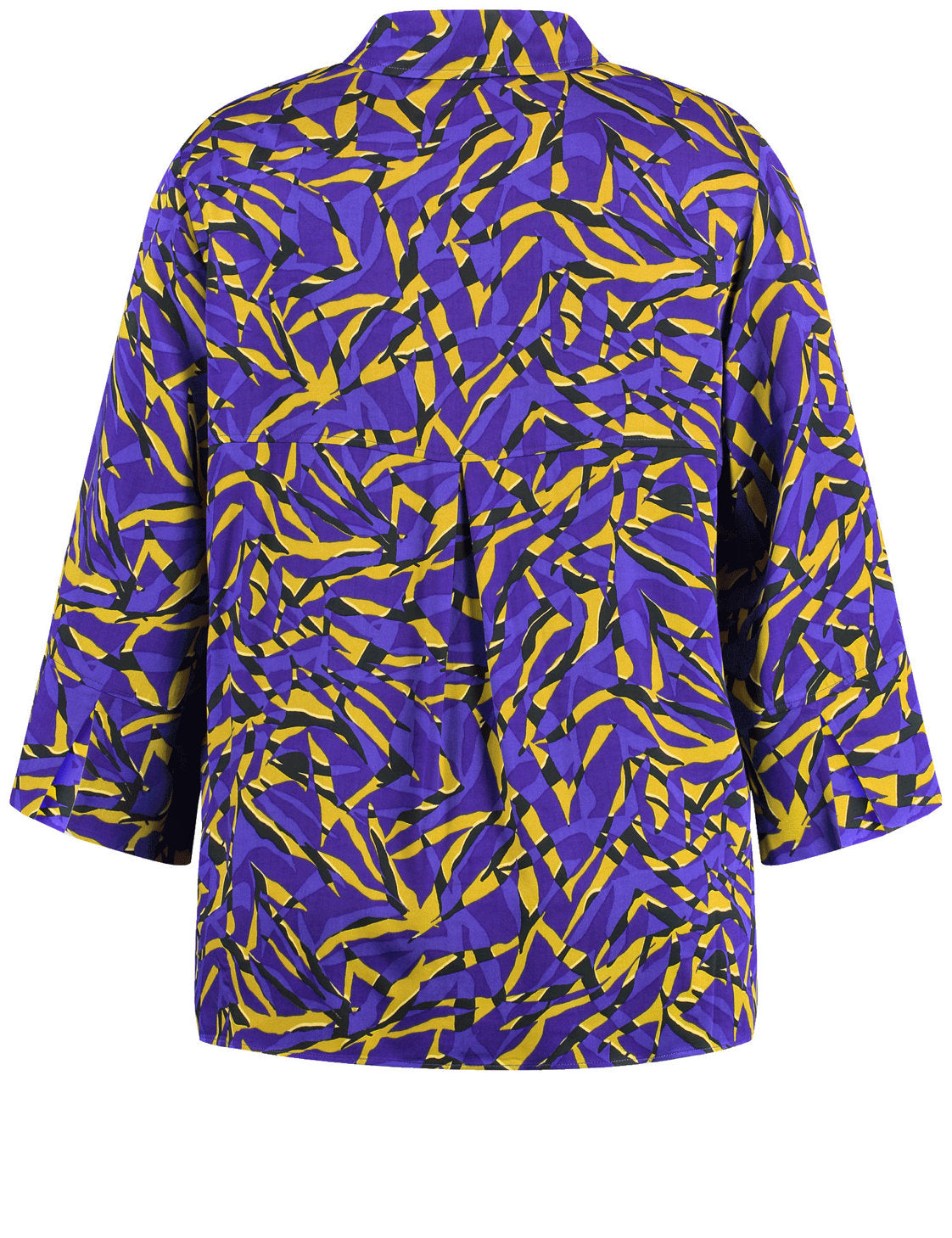 3/4-Sleeve Blouse With An All-Over Print_560503-21105_3482_03