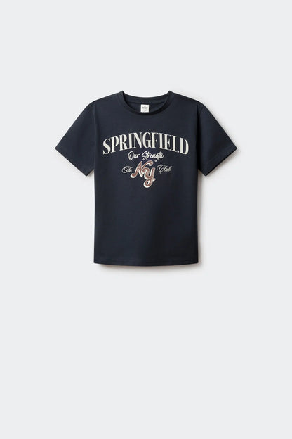 Springfield_0_Spf Logo T-Shirt For Boys_5652813_11_01