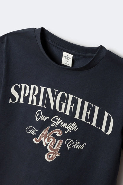 Springfield_0_Spf Logo T-Shirt For Boys_5652813_11_02