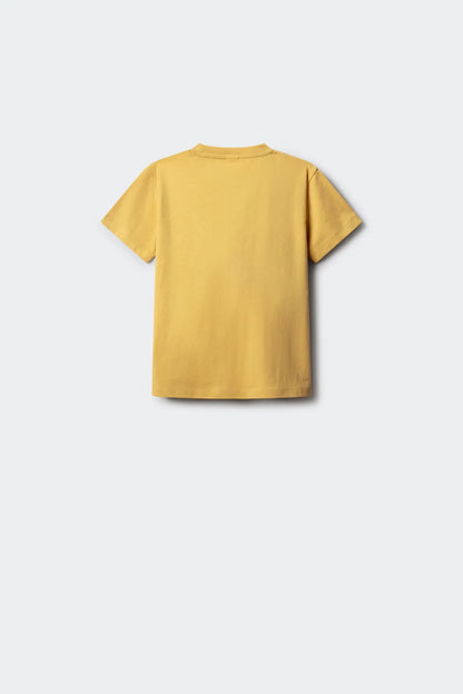Springfield Yellow Boys Basic Short-Sleeved T-Shirt SKU: 5653264_06 Image 02