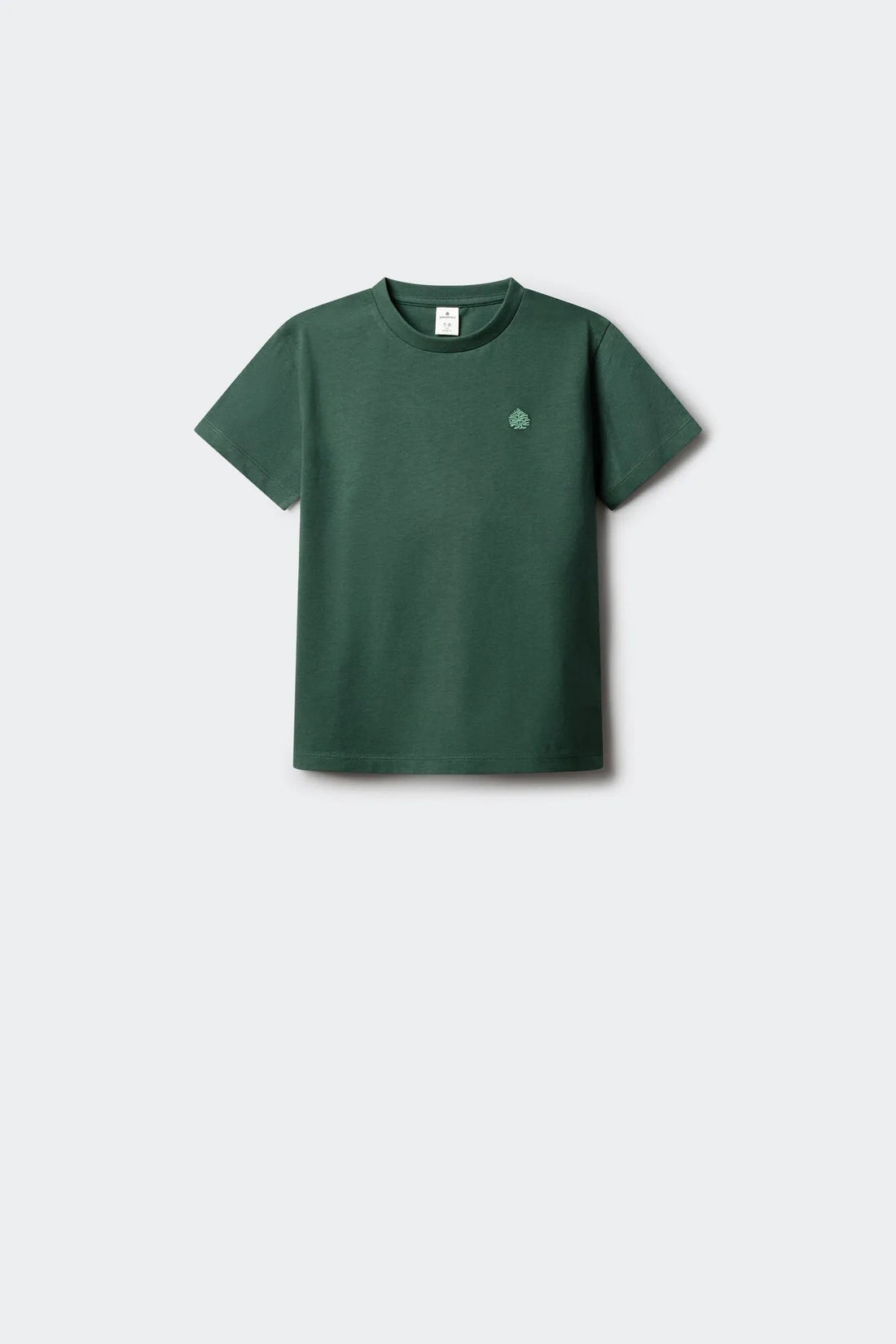 Springfield Green Boys Basic Short-Sleeved T-Shirt SKU: 5653264_27 Image 01