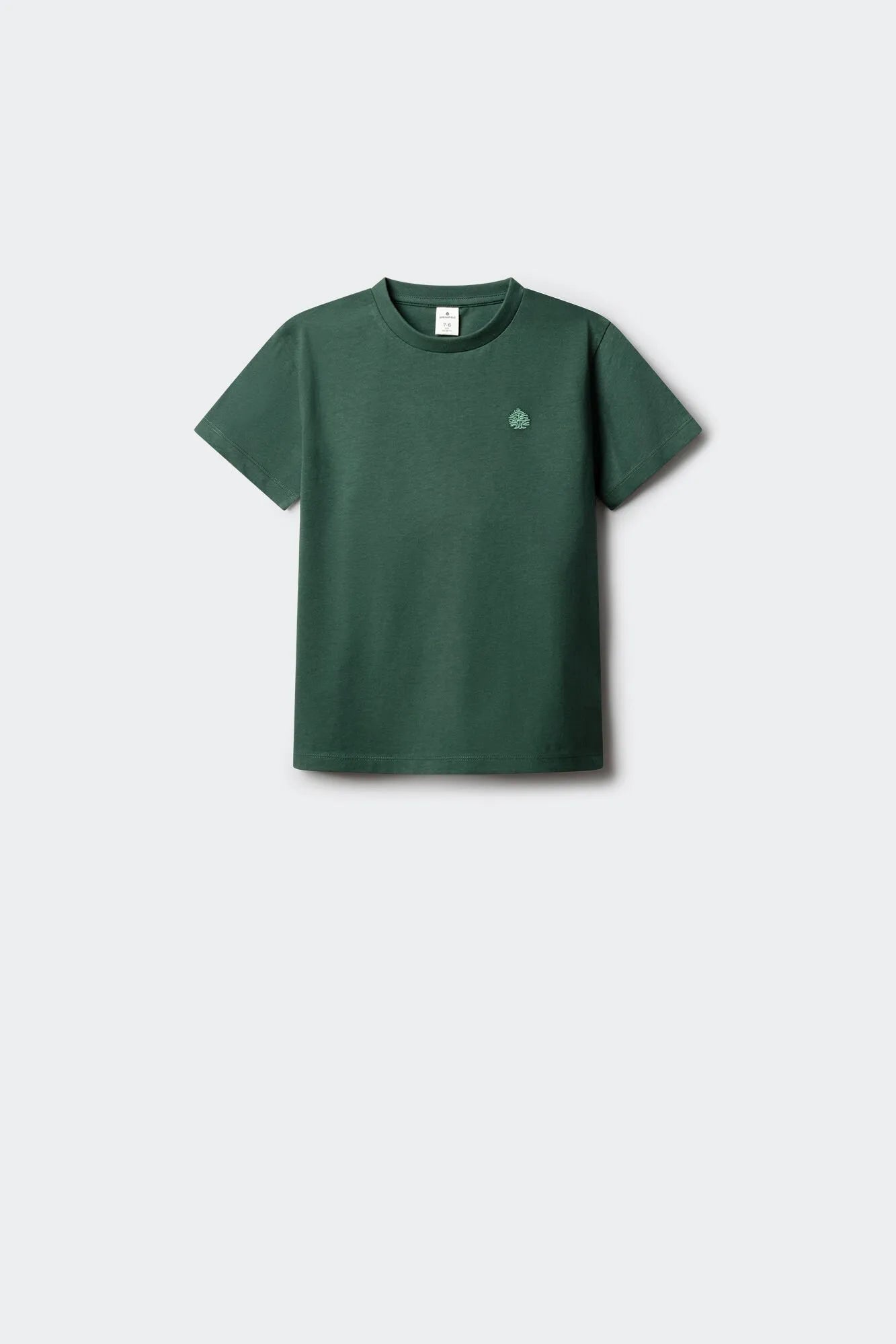 Springfield Green Boys Basic Short-Sleeved T-Shirt SKU: 5653264_27 Image 01