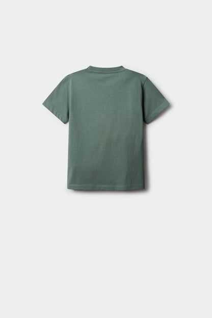Springfield Blue Boys Basic Short-Sleeved T-Shirt SKU: 5653264_87 Image 02