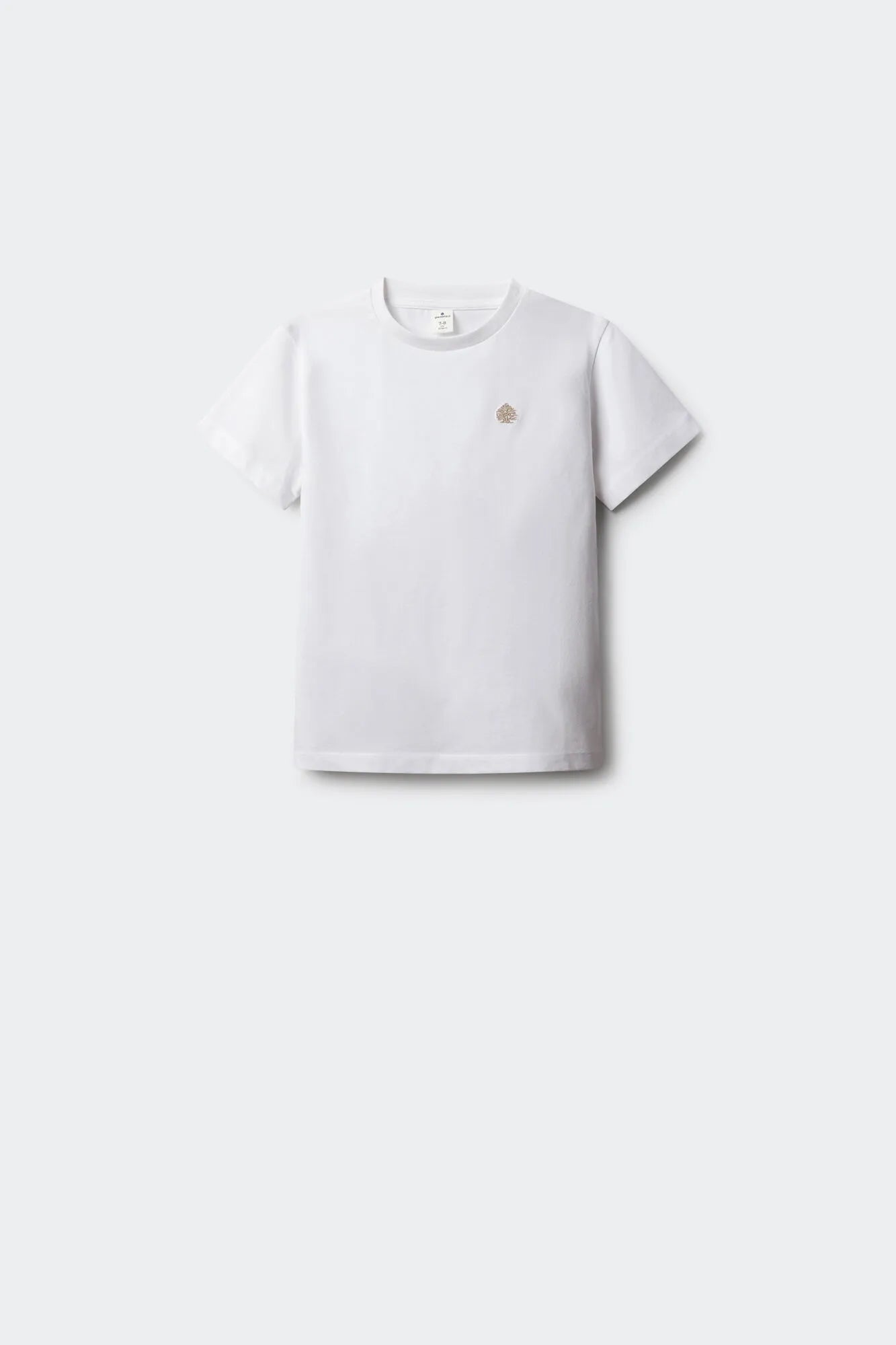 Springfield White Boys Basic Short-Sleeved T-Shirt SKU: 5653264_99 Image 01