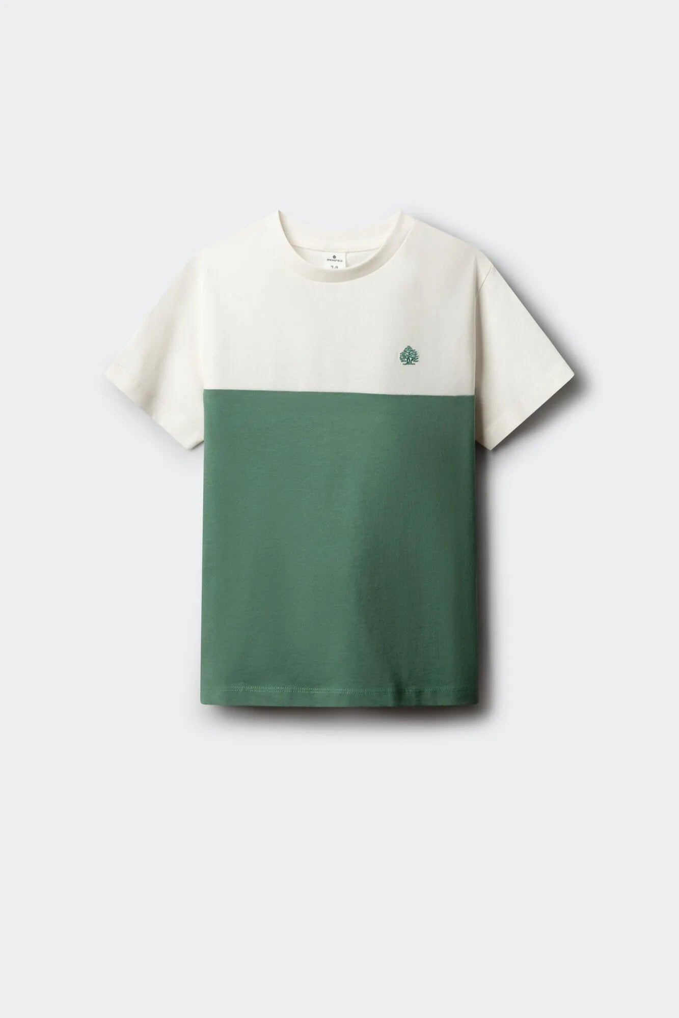 Springfield Green Boys Color Block Short Sleeve Boys&