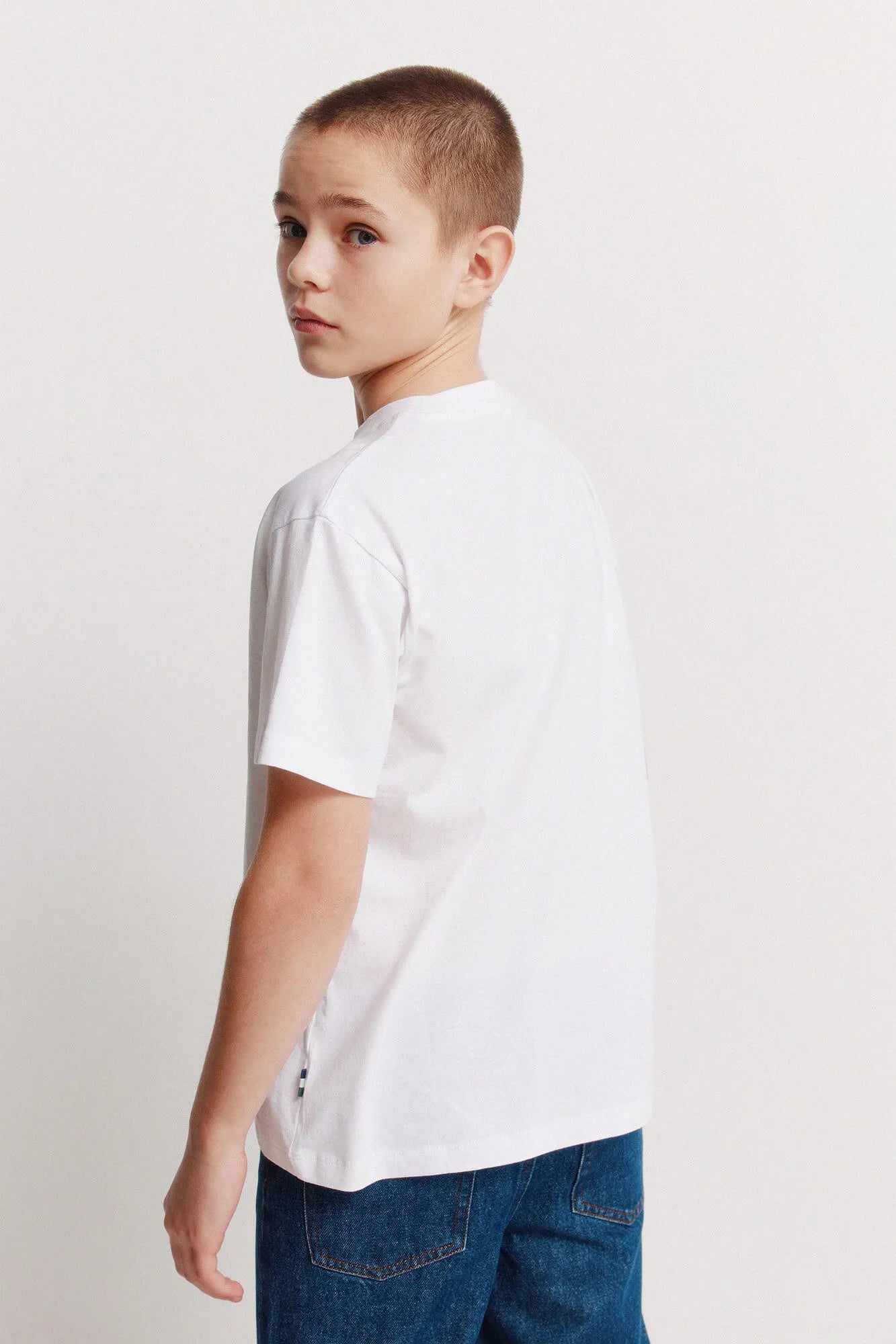 Springfield White Boys Boxy Short Sleeve T-Shirt SKU: 5653271_99 Image 06