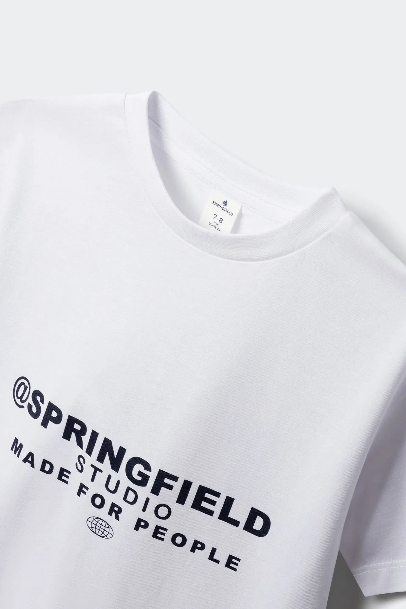 Springfield White Boys Boxy Short Sleeve T-Shirt SKU: 5653271_99 Image 08