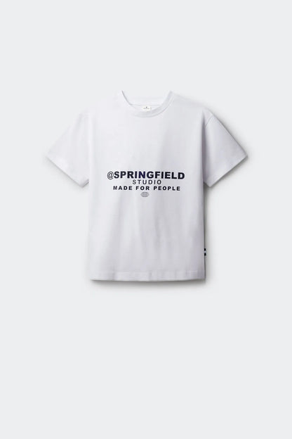 Springfield White Boys Boxy Short Sleeve T-Shirt SKU: 5653271_99 Image 09