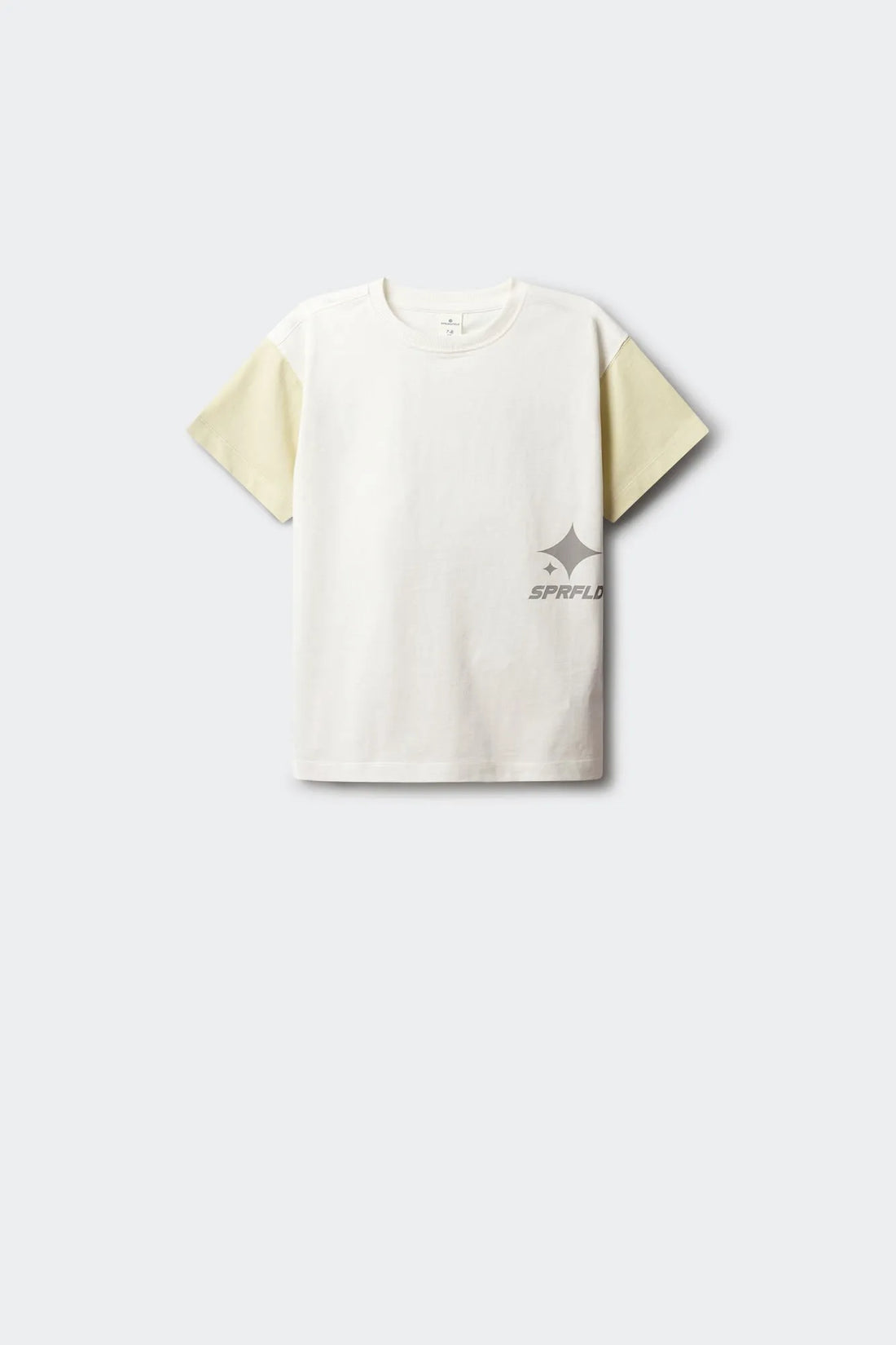 Springfield Yellow Boys Short Sleeve Contrast T-Shirt SKU: 5653281_03 Image 01