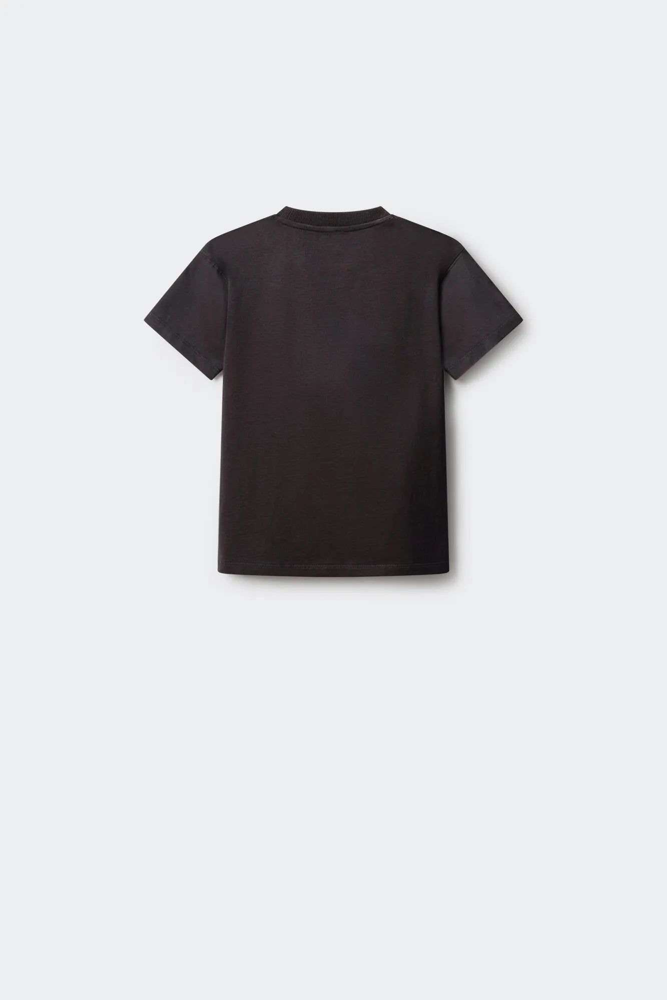 Springfield Black Boys Short Sleeve Urban T-Shirt Kids SKU: 5653282_01 Image 02