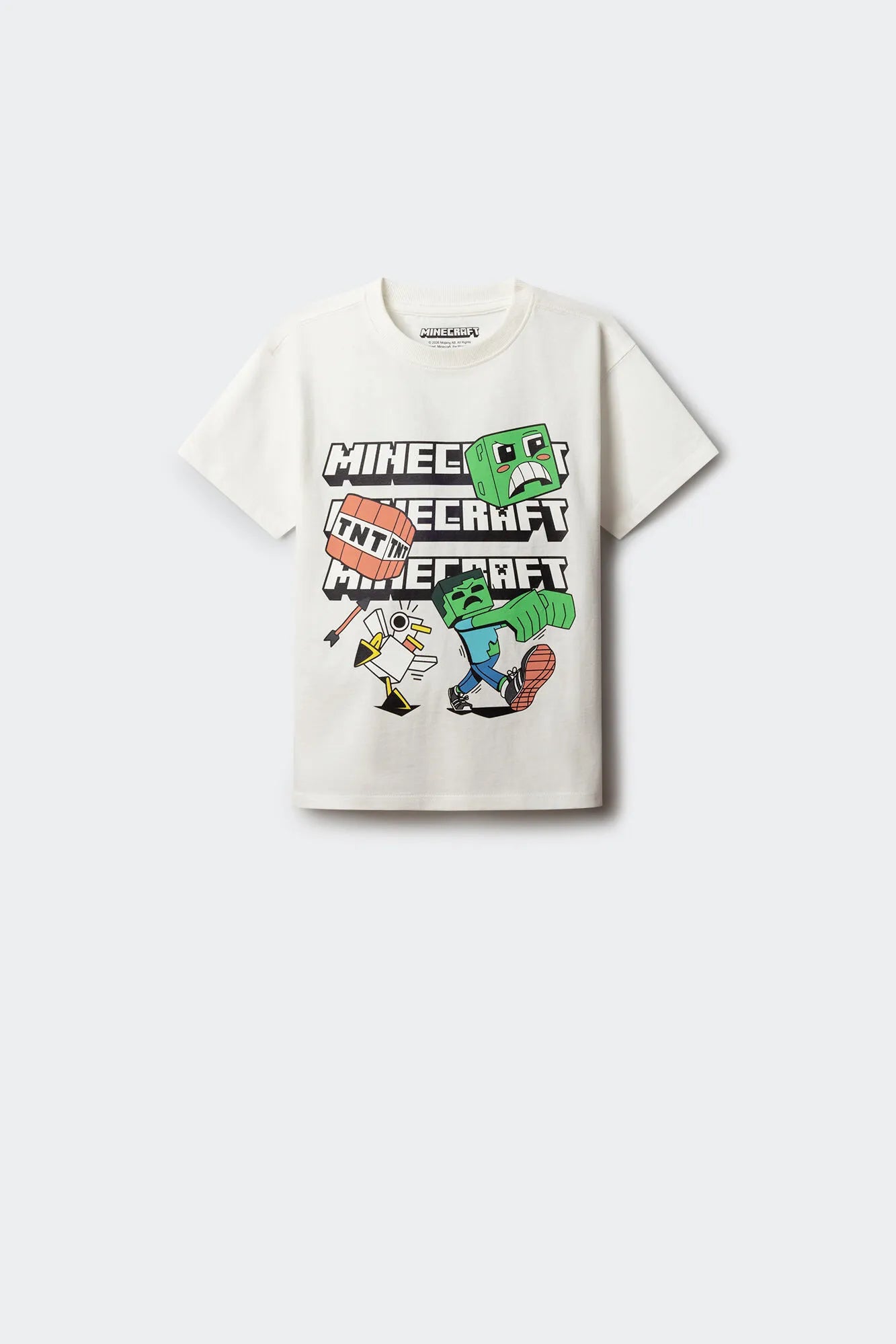 Springfield White Boys Minecraft T-Shirt SKU: 5653286_96 Image 01