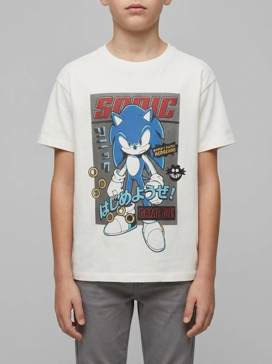 Springfield White Boys Sonic T-Shirt SKU: 5653287_96 Image 00