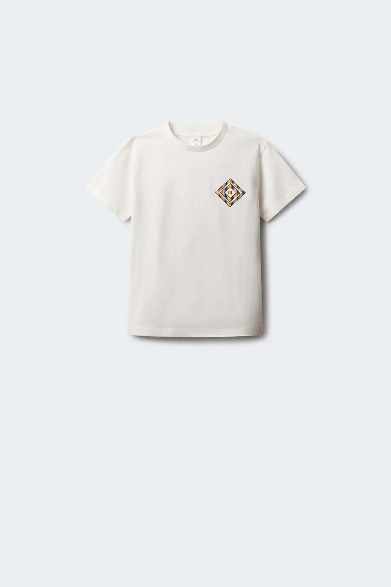 Springfield White Boys Ethnic Short-Sleeved T-Shirt SKU: 5653293_96 Image 01