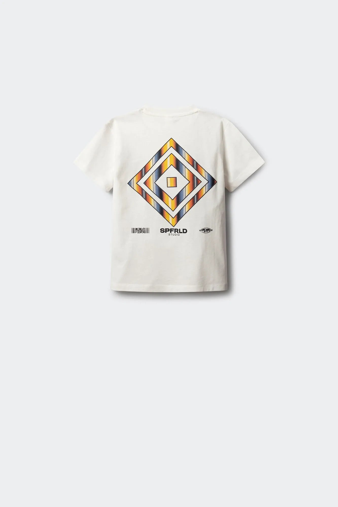 Springfield White Boys Ethnic Short-Sleeved T-Shirt SKU: 5653293_96 Image 02