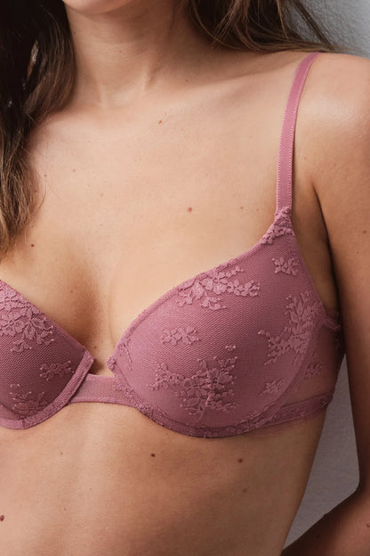 Women Secret Pink Women Pink Lace Push-Up Bra GORGEOUS SKU: 5664487_72 Image 03