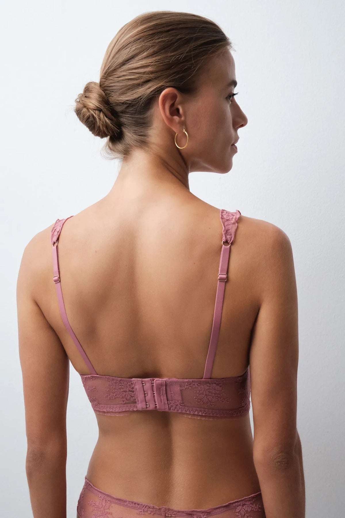 Women Secret Pink Women Pink Lace Balconette Bra BEAUTIFUL SKU: 5664490_72 Image 04