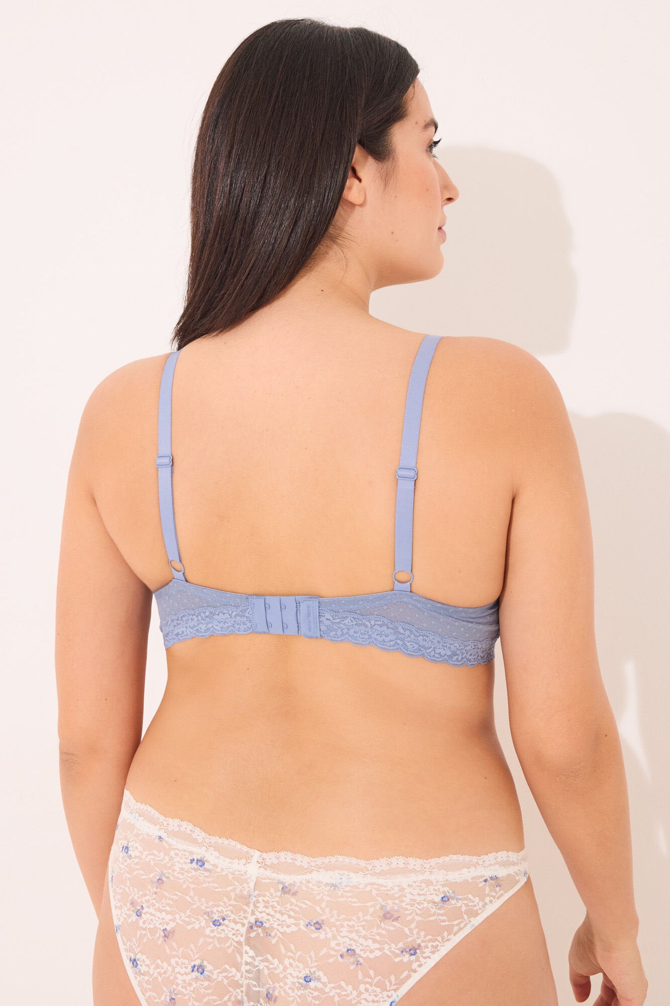 Women Secret_BEAUTIFUL Classic Padding Bra in Blue Plumetis Tulle in Different Cup Sizes_5669959_18_07