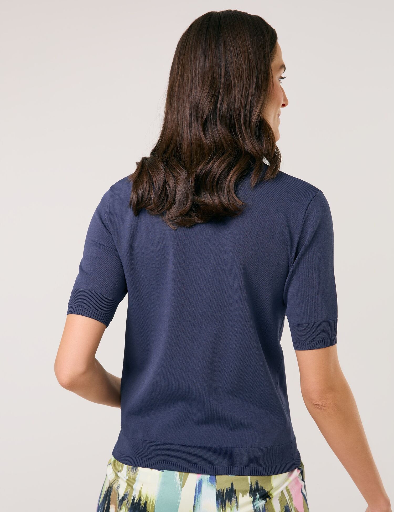 Gerry Weber_Short Sleeve Jumper in a Polo Shirt Look_571053-35719_80034_06