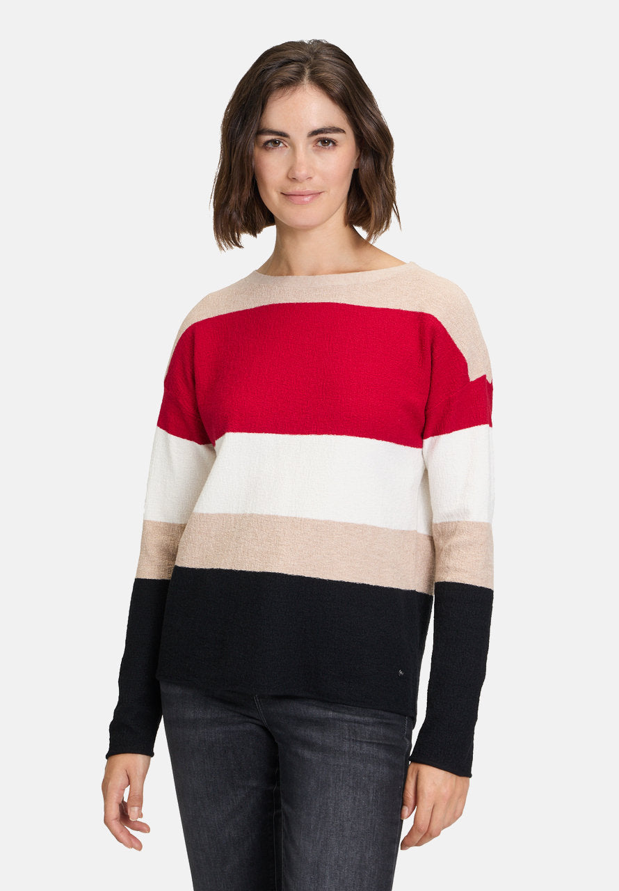 Knitted Sweater With Stripes_5713-3077_4890_01