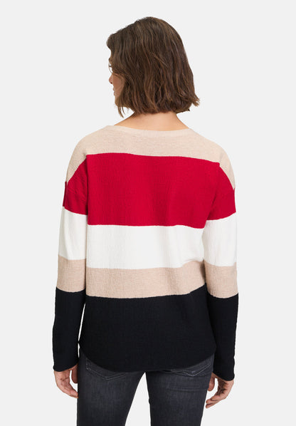 Knitted Sweater With Stripes_5713-3077_4890_03