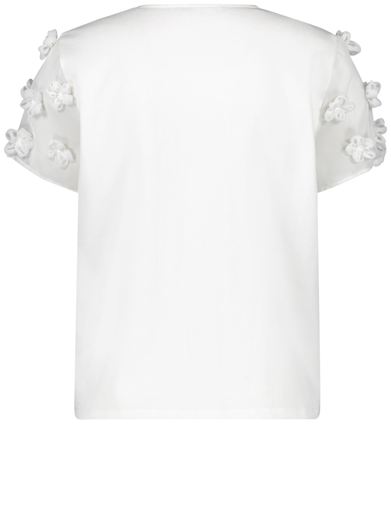 T-Shirt With Floral Decoration_571325-16130_9700_03