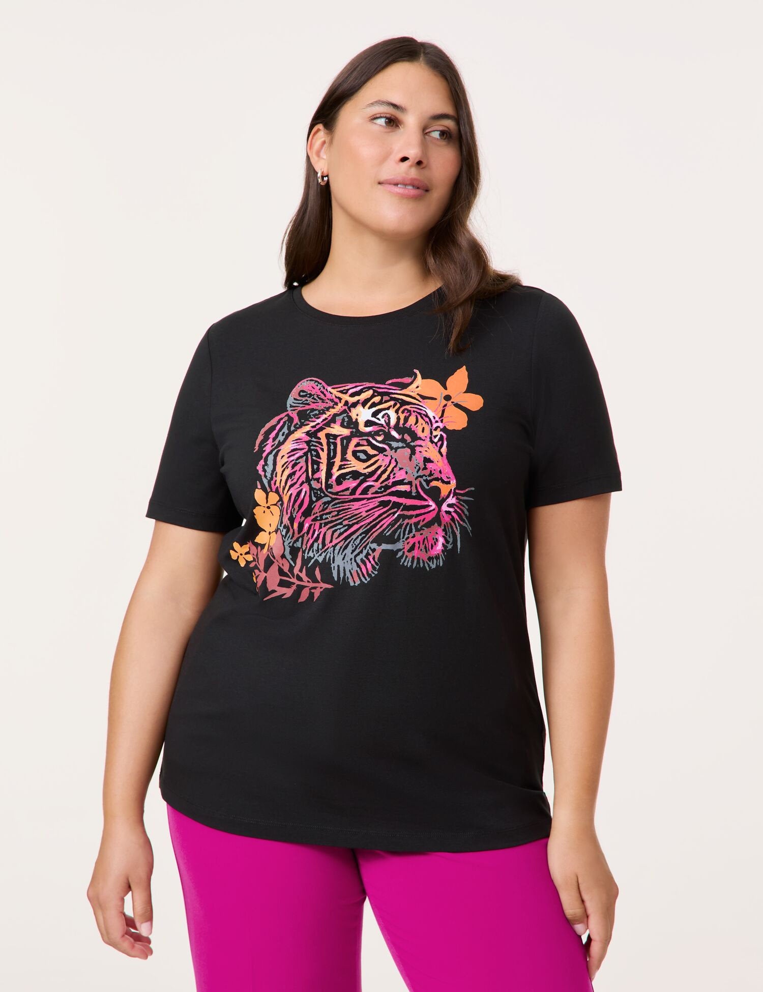 T-Shirt With A Tiger&