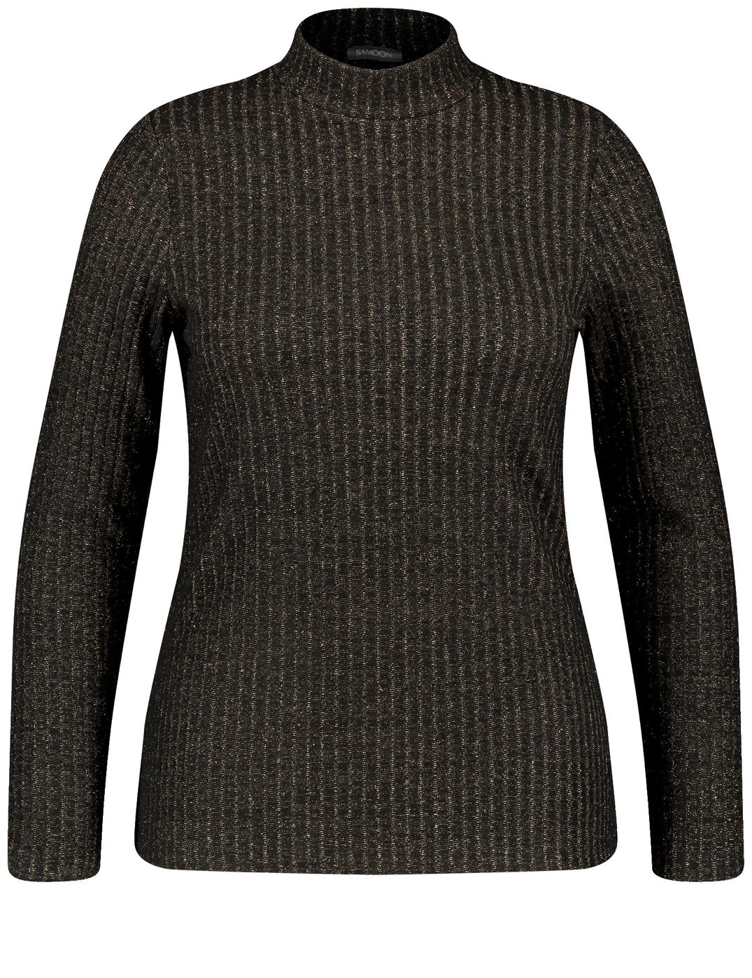 Turtleneck Shirt with Glitter Effect_571540-26439_1102_02