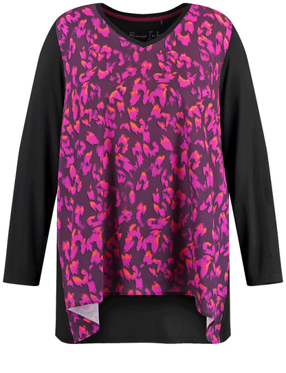 Flared Long Sleeve Top With A Blouse Front_02