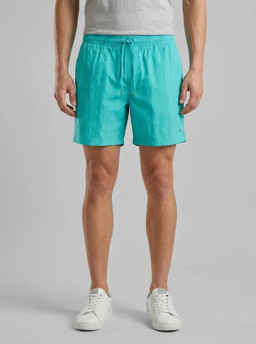 Benetton Turquoise Men Drawstring Swim Trunks SKU: 57EH6X00V_027 Image 00