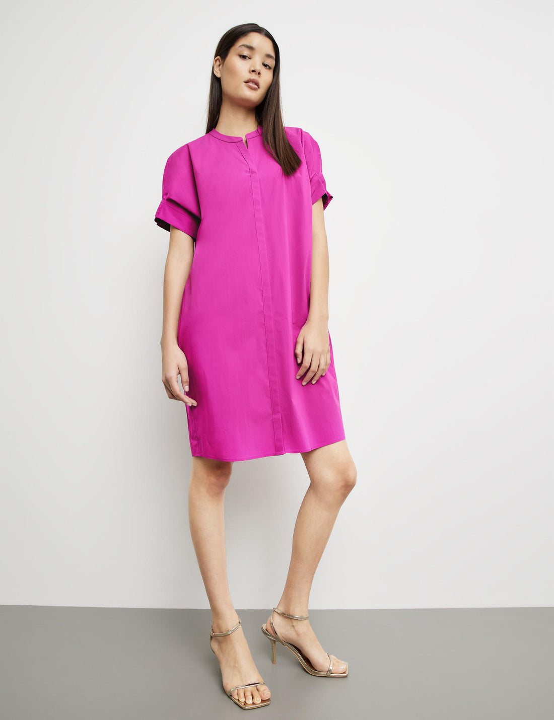 Tunic Dress In A Cotton Blend_580314-11014_3420_01