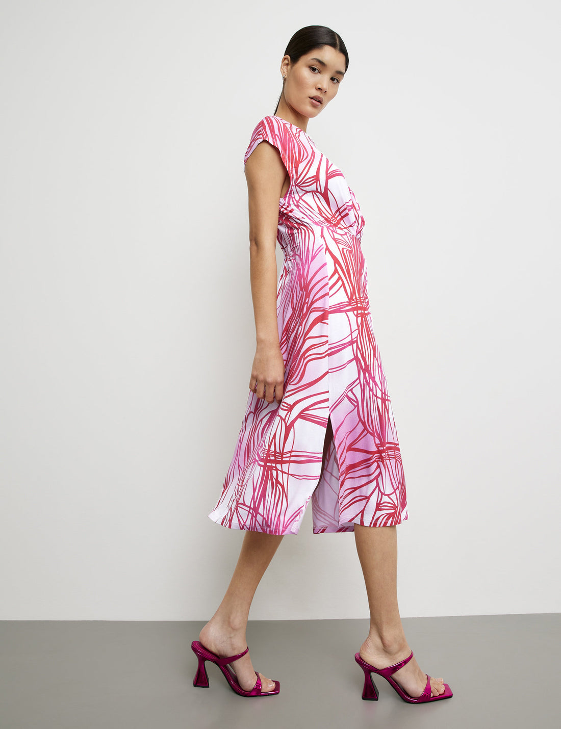 Shirt Dress With Long Side Slits_581327-16254_9602_05