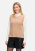 Betty Barclay_Camel Melange_Sleeveless Knit Sweater_5895-3096_7715_01