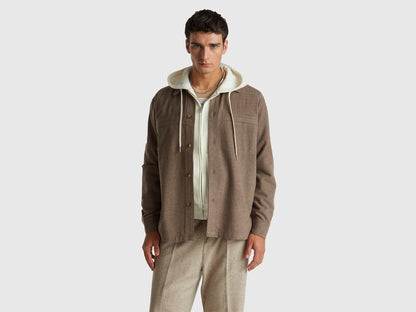 Benetton_Brown_Flannel Overshirt_58G5UQ06B_901_01