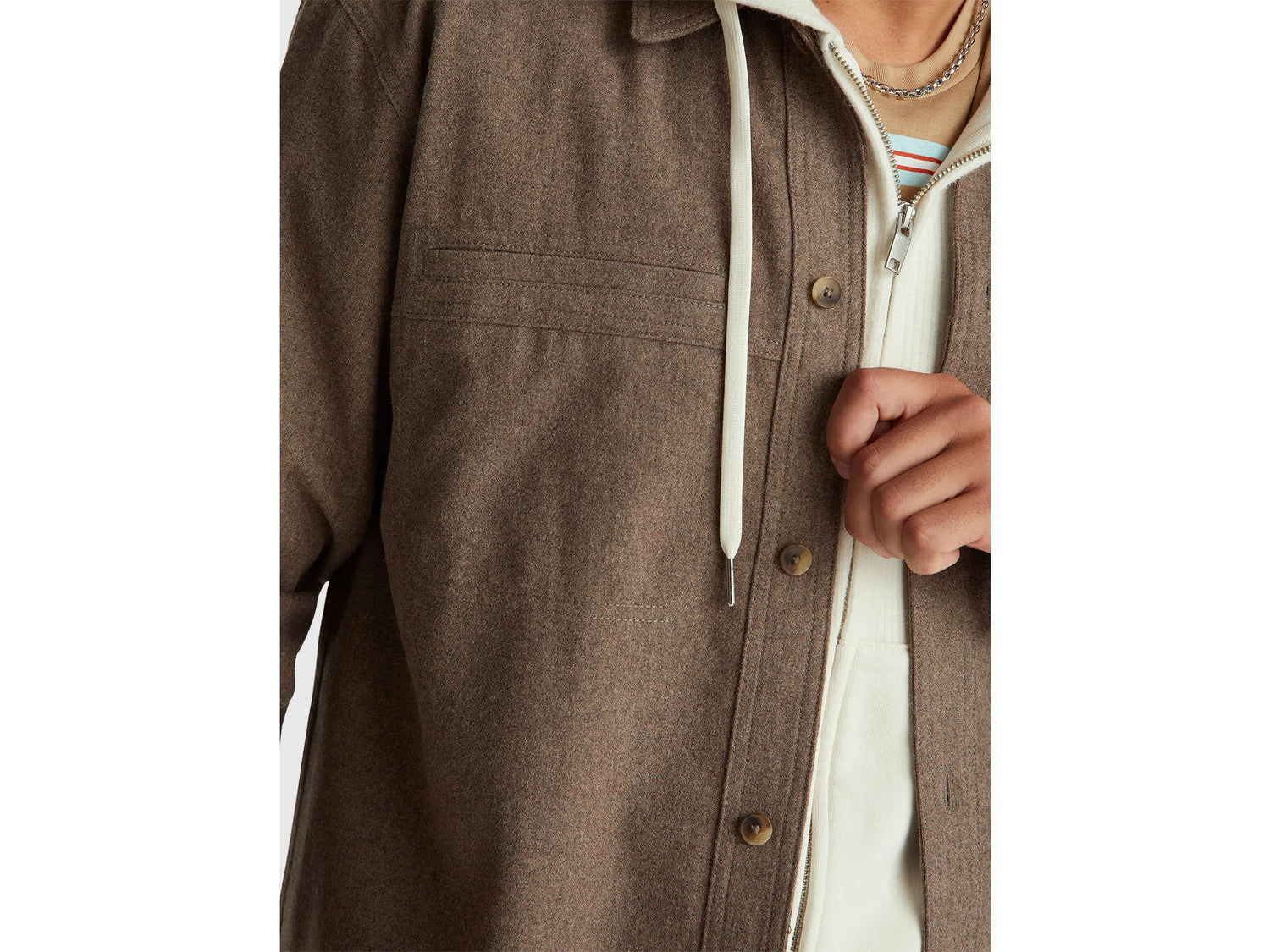 Benetton_Brown_Flannel Overshirt_58G5UQ06B_901_04