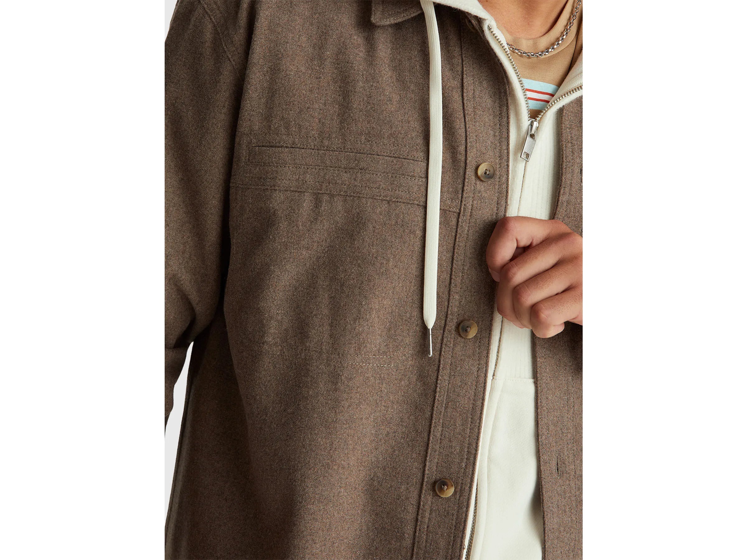 Benetton_Brown_Flannel Overshirt_58G5UQ06B_901_04