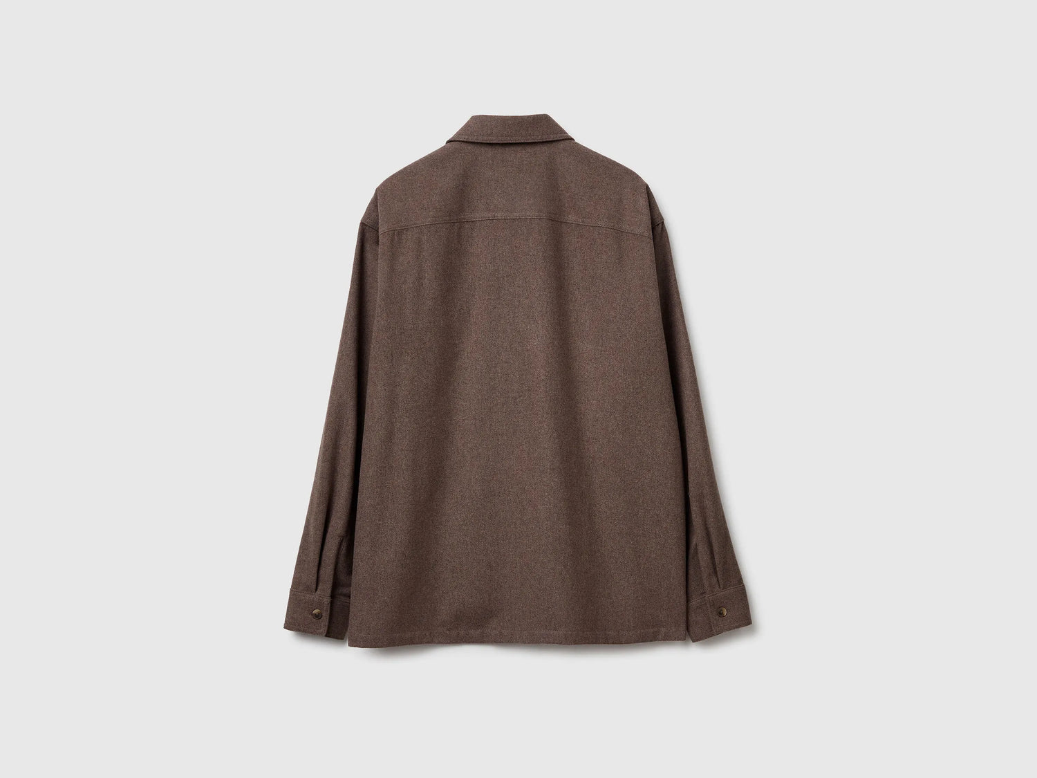 Benetton_Brown_Flannel Overshirt_58G5UQ06B_901_06