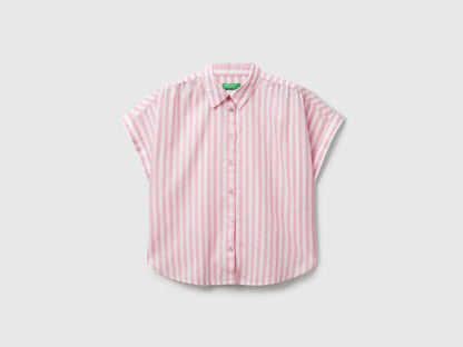 Benetton_Comfort Fit Striped Shirt_58I5DQ08M_78C_03