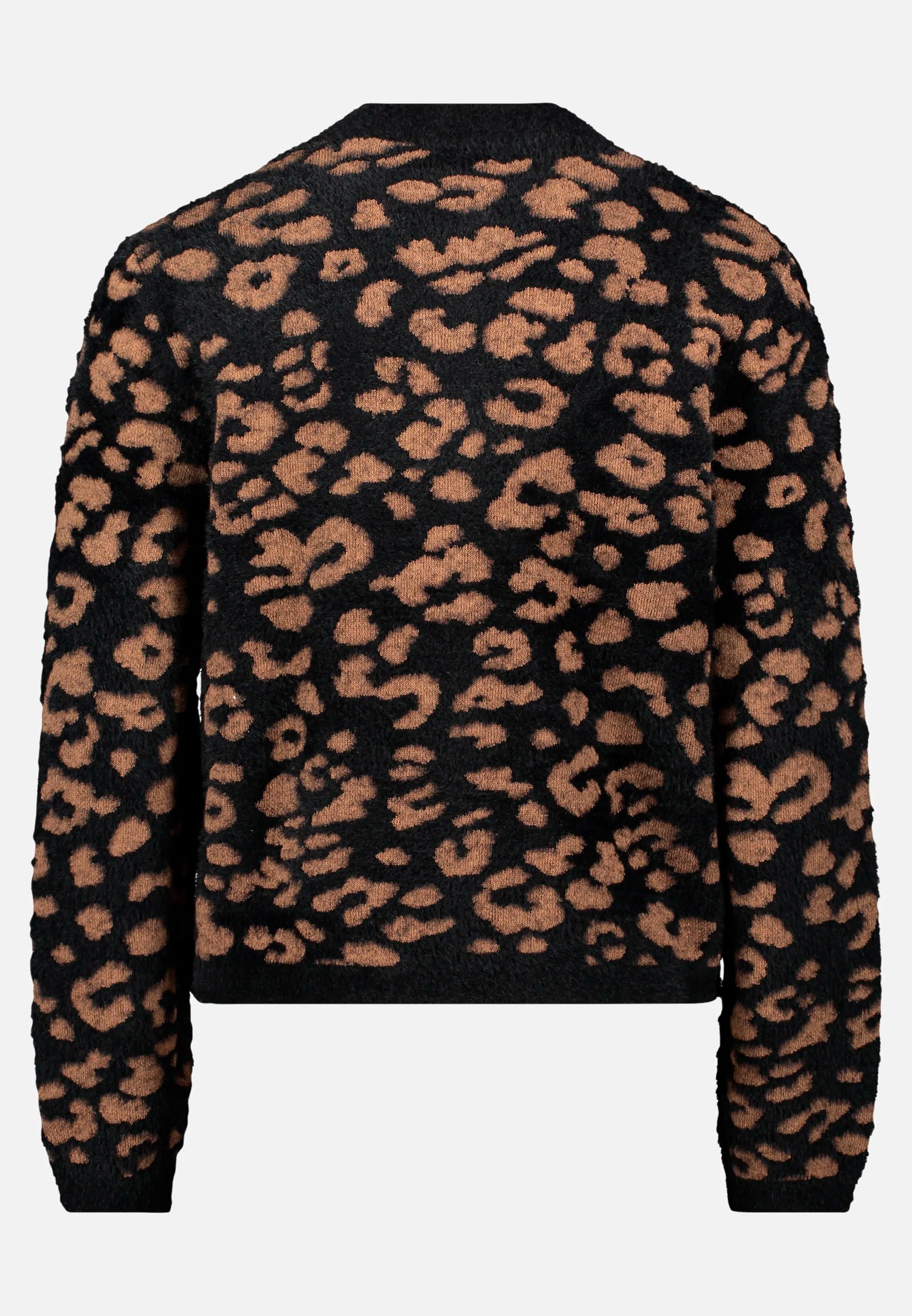 Betty Barclay_Black/Camel_Jacquard Knit Cardigan_5910-3124_9873_05