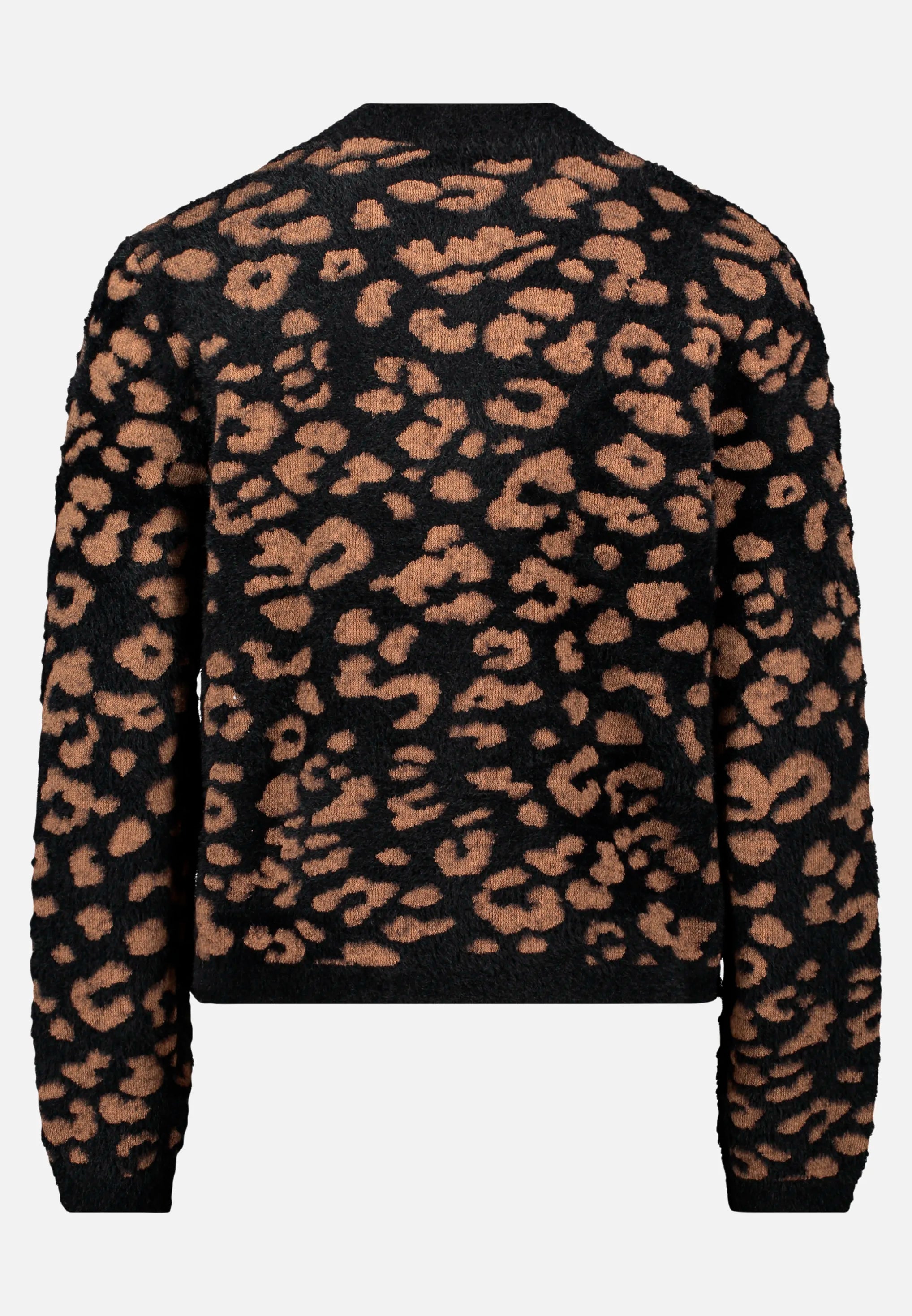 Betty Barclay_Black/Camel_Jacquard Knit Cardigan_5910-3124_9873_05