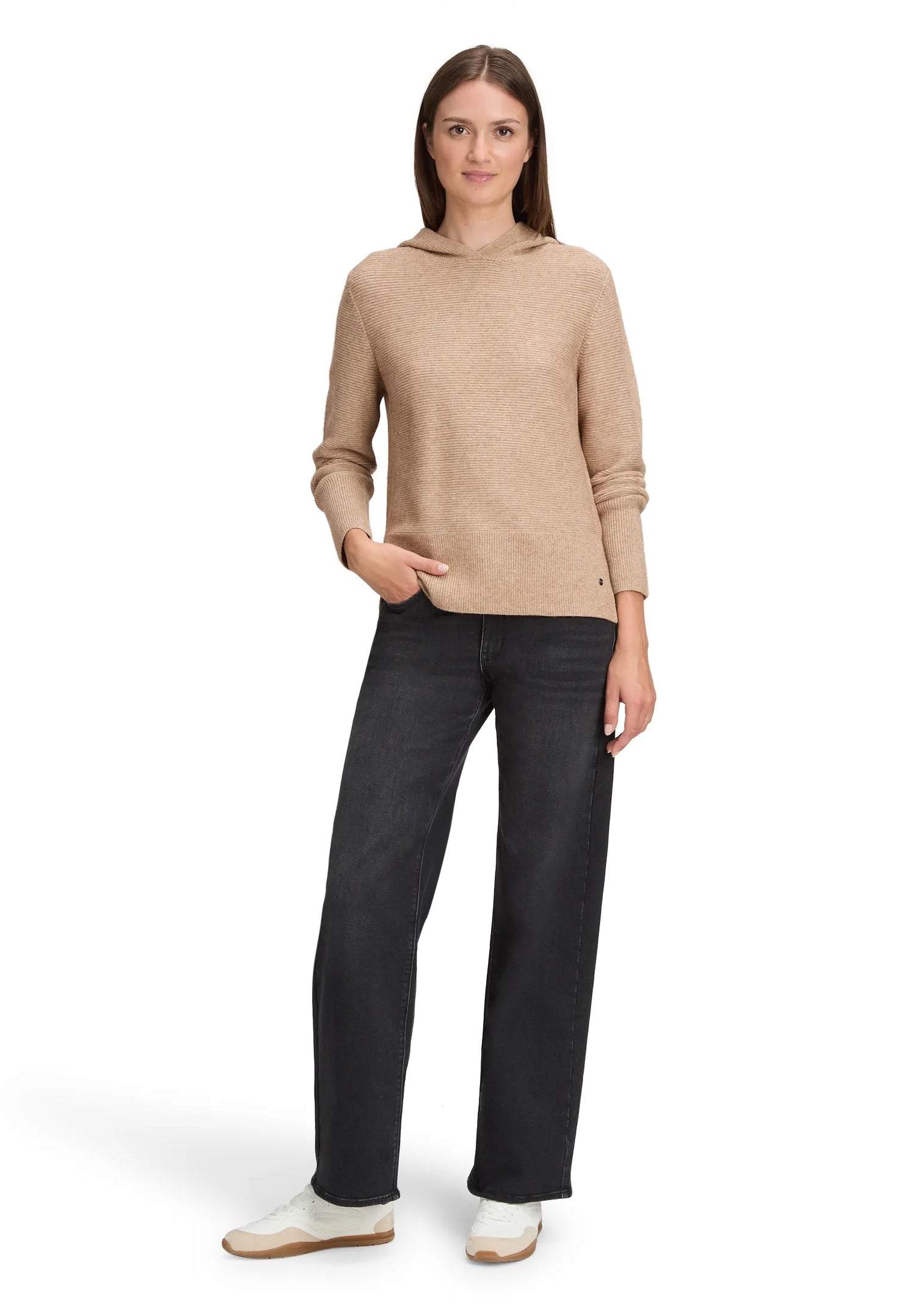 Betty Barclay_Camel Melange_Knit Jumper_5920-3017_7715_02