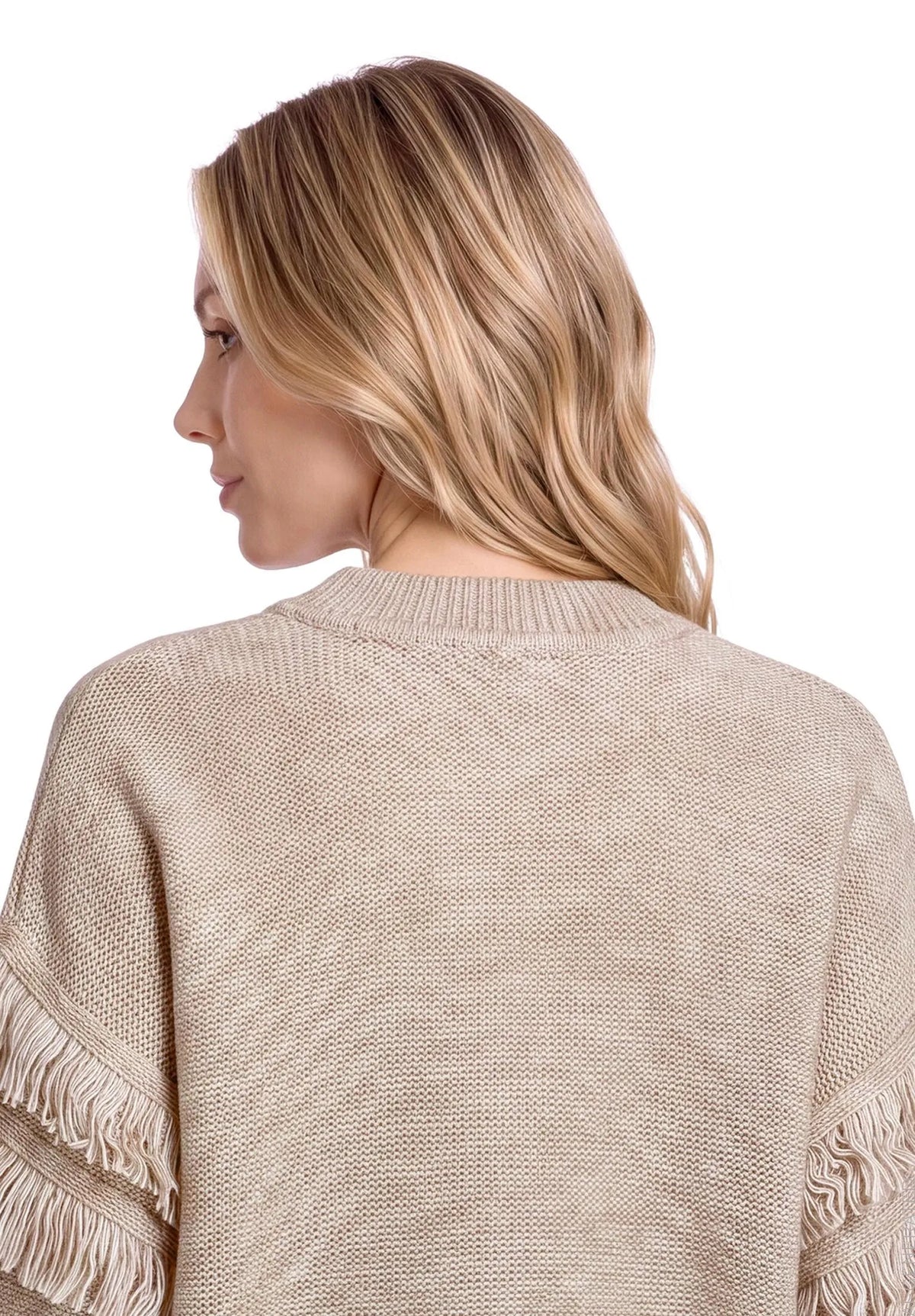 Betty Barclay Taupe Melange Women Knit Jumper SKU: 5968-3276_7714 Image 05