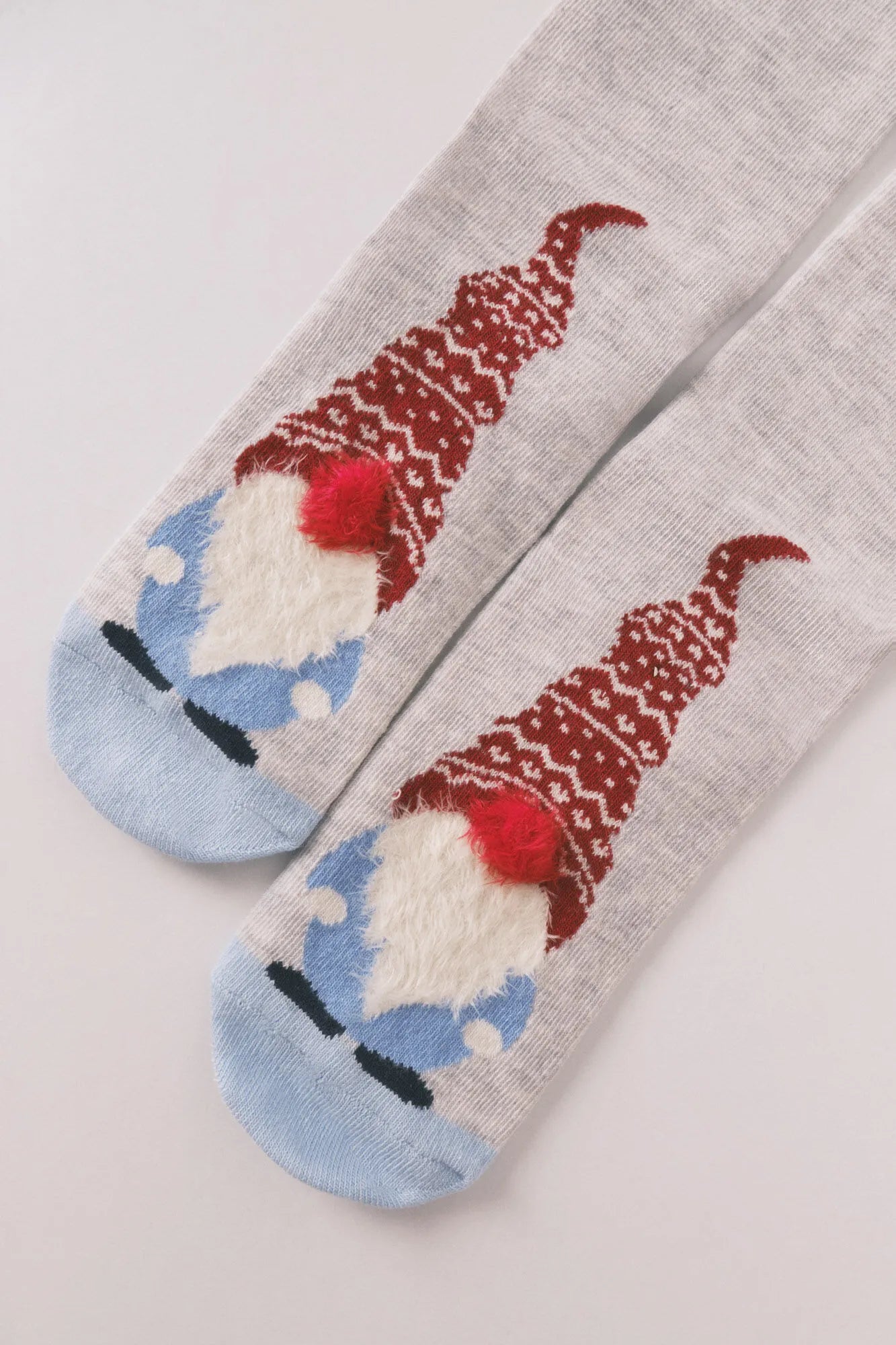 Women Secret_Dark Grey_Long Gnome Print Socks_5972001_42_02