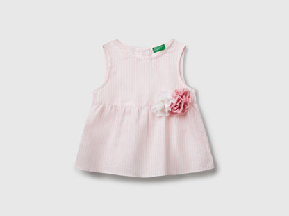 Benetton_Floral Blouse in Linen Blend_59Y6GQ02F_60R_01