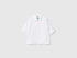 Benetton White Women Short Shirt in Pure Linen SKU: 5BML5QB75_101 Image 01