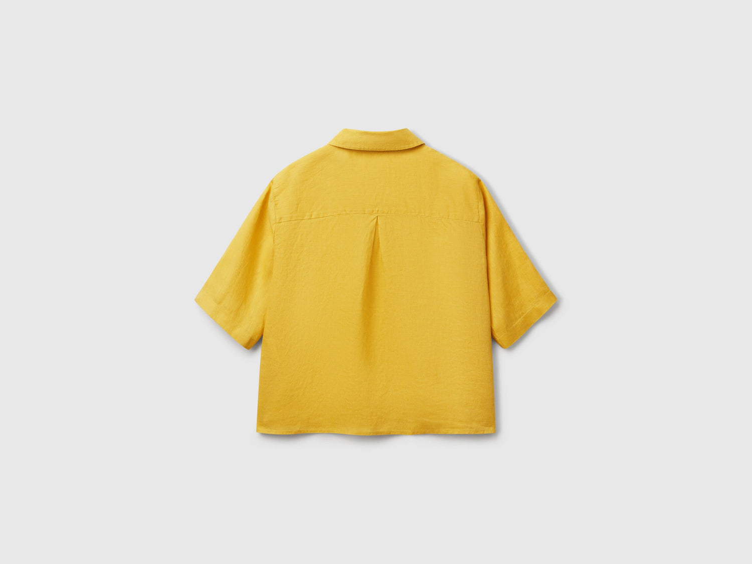 Benetton_Short Shirt in Pure Linen_5BML5QB75_36H_04