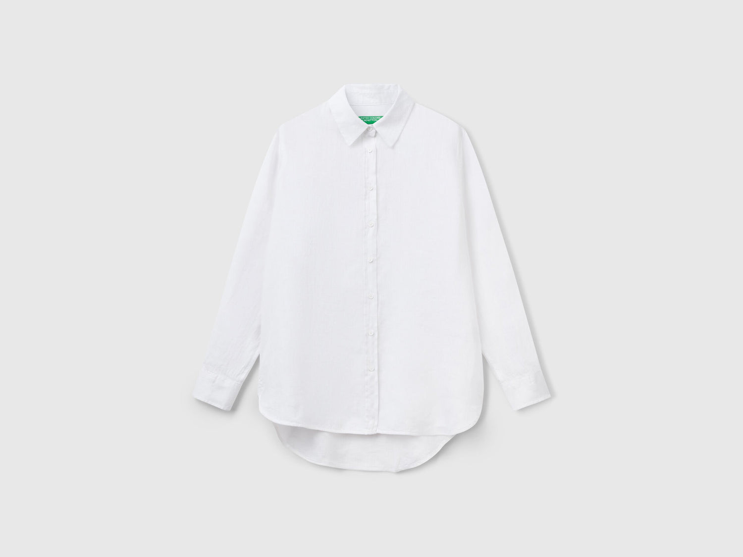 Benetton_Long Shirt in Pure Linen_5BMLDQ02U_101_04