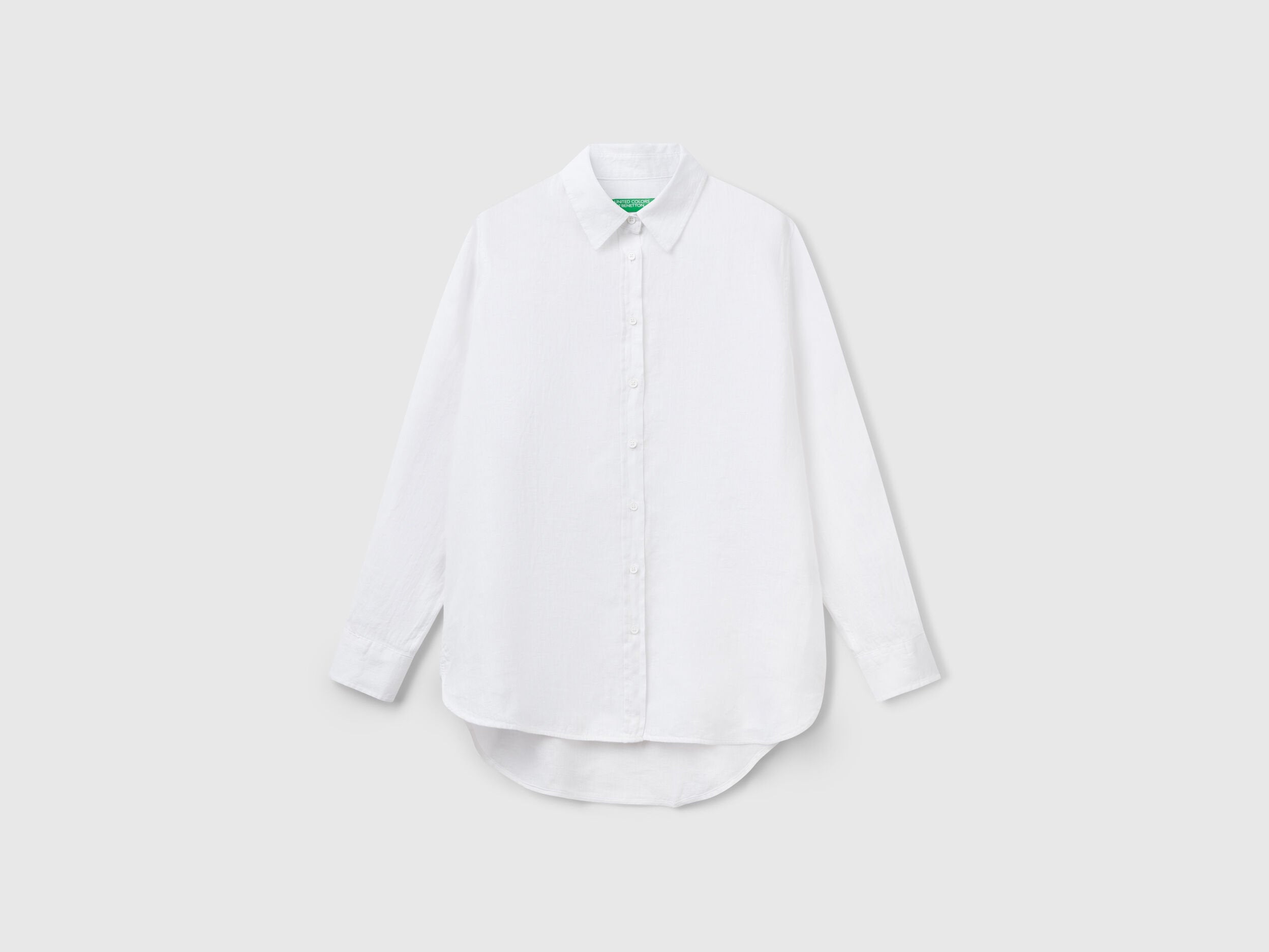 Benetton_Long Shirt in Pure Linen_5BMLDQ02U_101_04